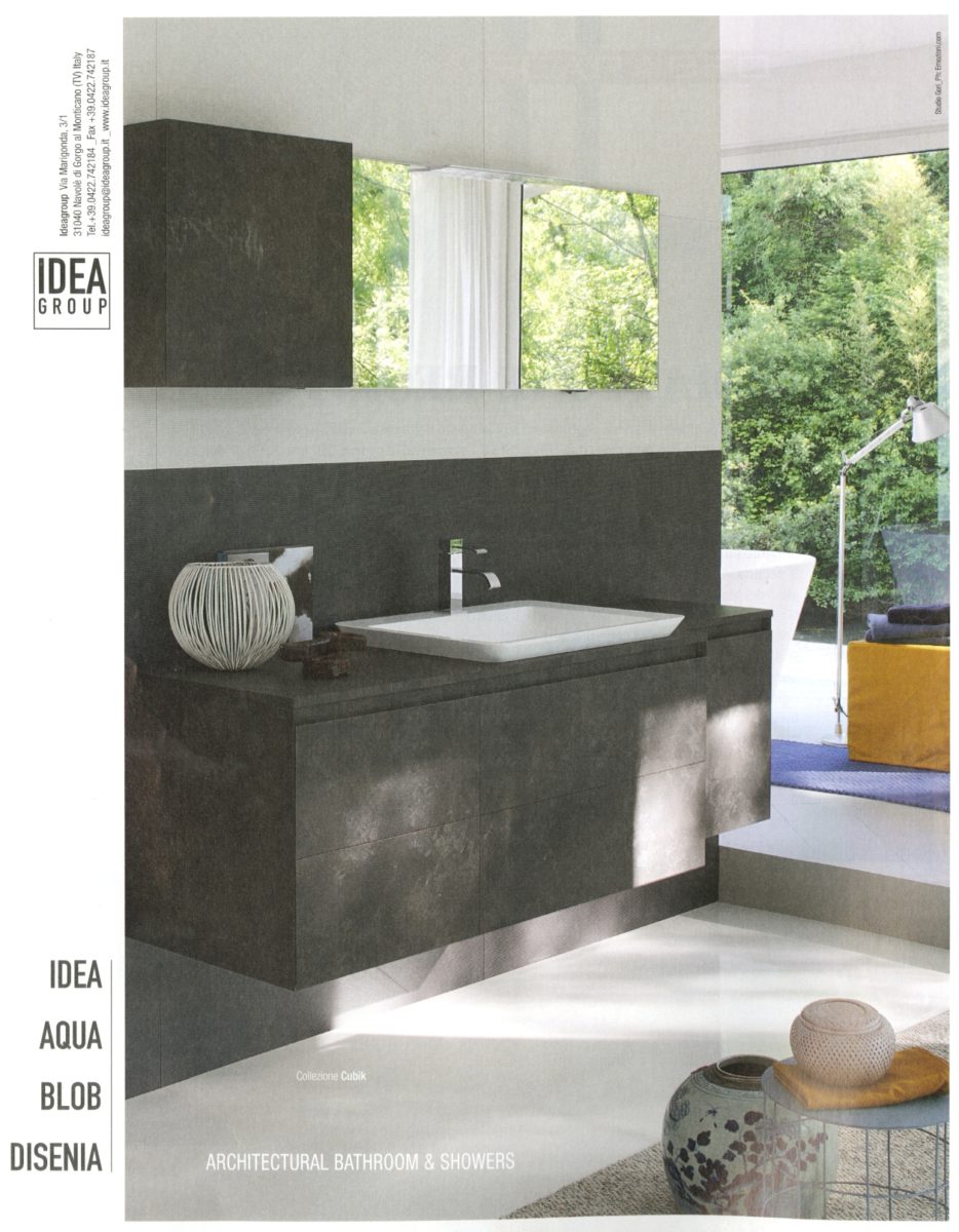 Мебель для ванной Cubik в журнале 100Idee per Ristrutturare &#8212; № 5/2011