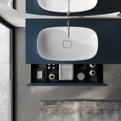 Накладная раковина Click из Mineralux или Mineralsolid  - Ideagroup