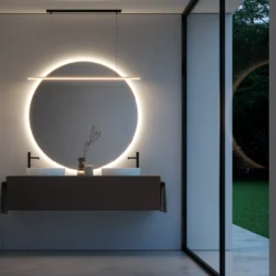 Круглое зеркало Lap с подсветкой  - Ideagroup