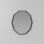 Десятиугольное зеркало Deka в алюминиевой раме  - Ideagroup