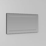 Прямоугольное зеркало Prisma в алюминиевой раме  - Ideagroup