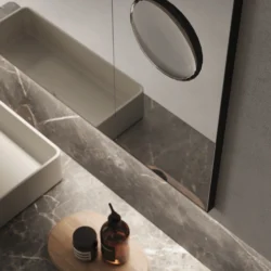 Прямоугольное зеркало SAT/SAL в алюминиевой раме c увеличением.  - Ideagroup