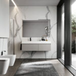 Прямоугольное зеркало SAT/SAL в алюминиевой раме c увеличением.  - Ideagroup