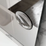 Прямоугольное зеркало SAT/SAL в алюминиевой раме c увеличением.  - Ideagroup