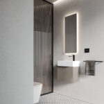 Прямоугольное зеркало Side с подсветкой светодиодами  - Ideagroup