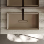 Встраиваемая сверху раковина Elite из Mineralux и Mineralsolid  - Ideagroup