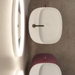 Отдельностоящая раковина Giove02 из Cristalplant  - Ideagroup