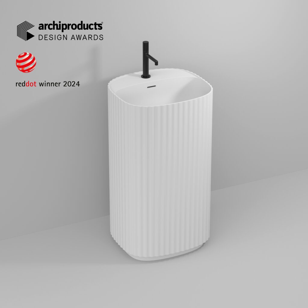 Отдельностоящая раковина Giove02 из Cristalplant  - Ideagroup