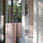 Отдельностоящая раковина Cilindro из Cristalplant с отверстием под смеситель  - Ideagroup