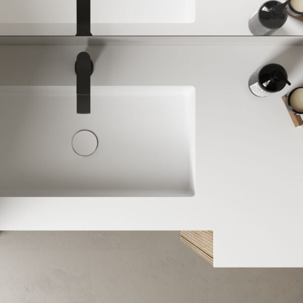 Столешница с изменением глубины