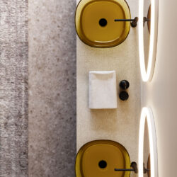 Квадратная раковина Habe из Khromalite  - Ideagroup