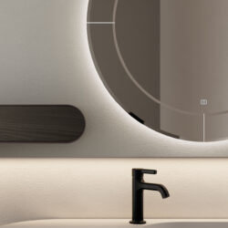 Для правильного обслуживания и ухода за зеркалом Marte мы предлагаем вам использовать мягкую ткань и специальные средства для чистки стекол исключительно на зеркальной поверхности. Мы рекомендуем избегать использования отбеливателей, аммиака, а также агрессивных или абразивных продуктов.  - Ideagroup