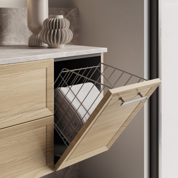 Наклонная корзина для белья