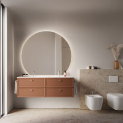 Декоративное зеркало Platea с подсветкой  - Ideagroup